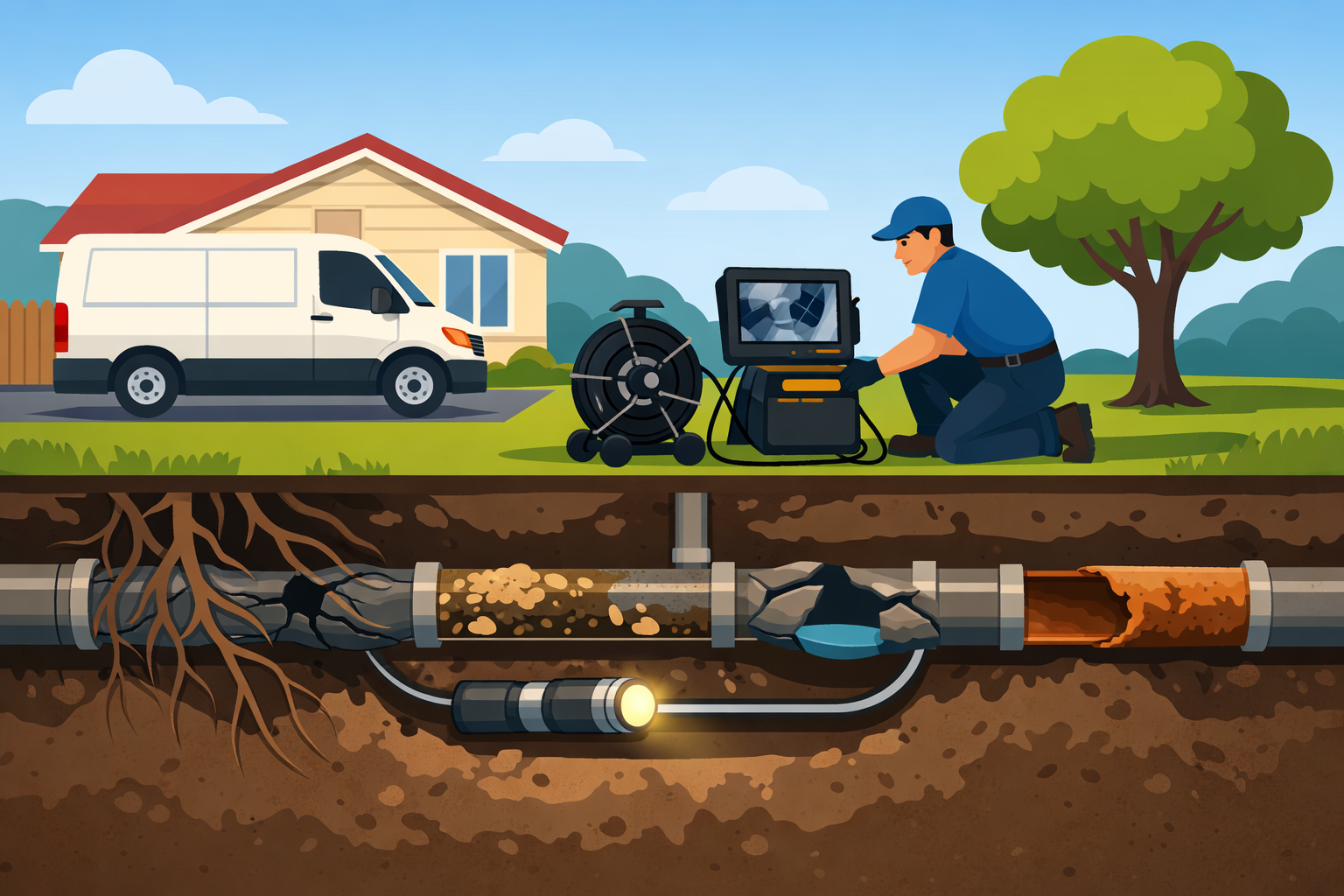 How Camera Inspections Diagnose Sewer and Pipe Problems Fast