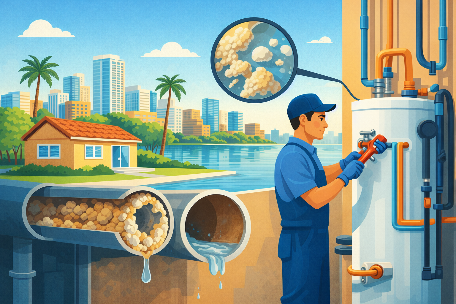 How Hard Water Affects Pipes in Miami Homes