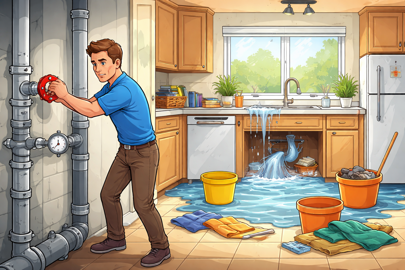 How to Minimize Water Damage Before the Plumber Arrives