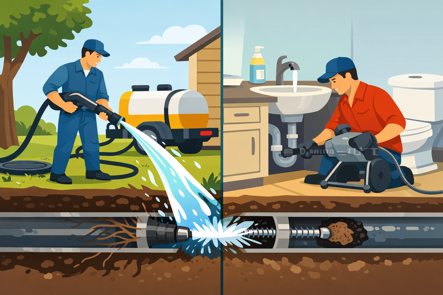 Hydro Jetting vs Drain Snaking: Which Works Better?