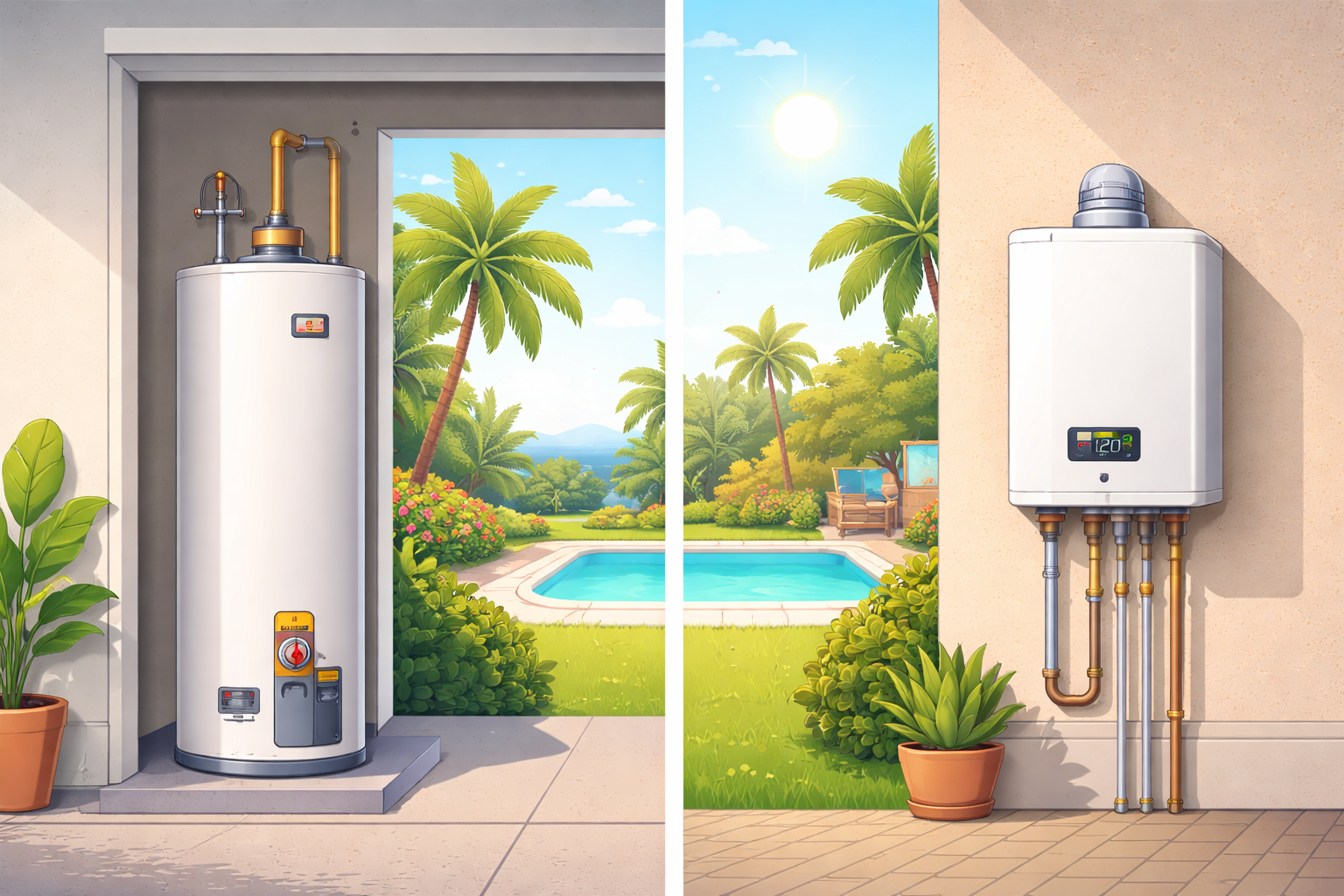 Tank vs Tankless Water Heaters for South Florida Homes