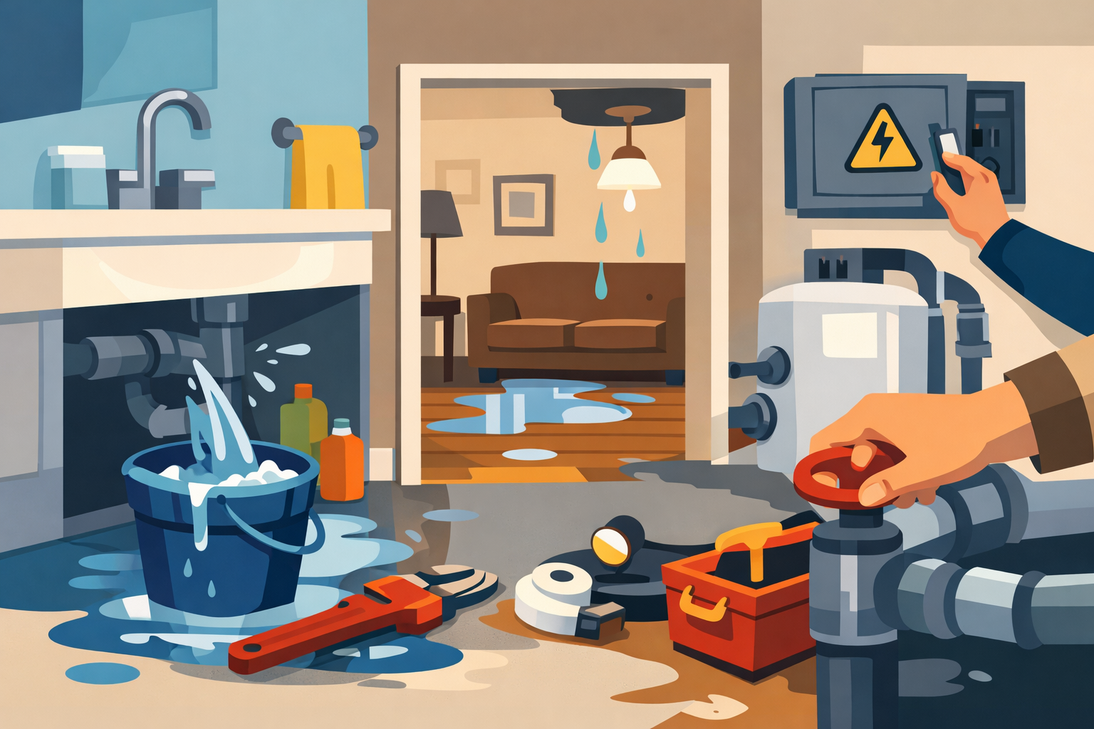 What to Do When Pipes Start Leaking at Home
