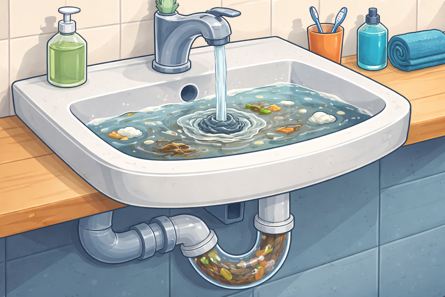 Why Your Sink Drains So Slowly (And How to Fix It)