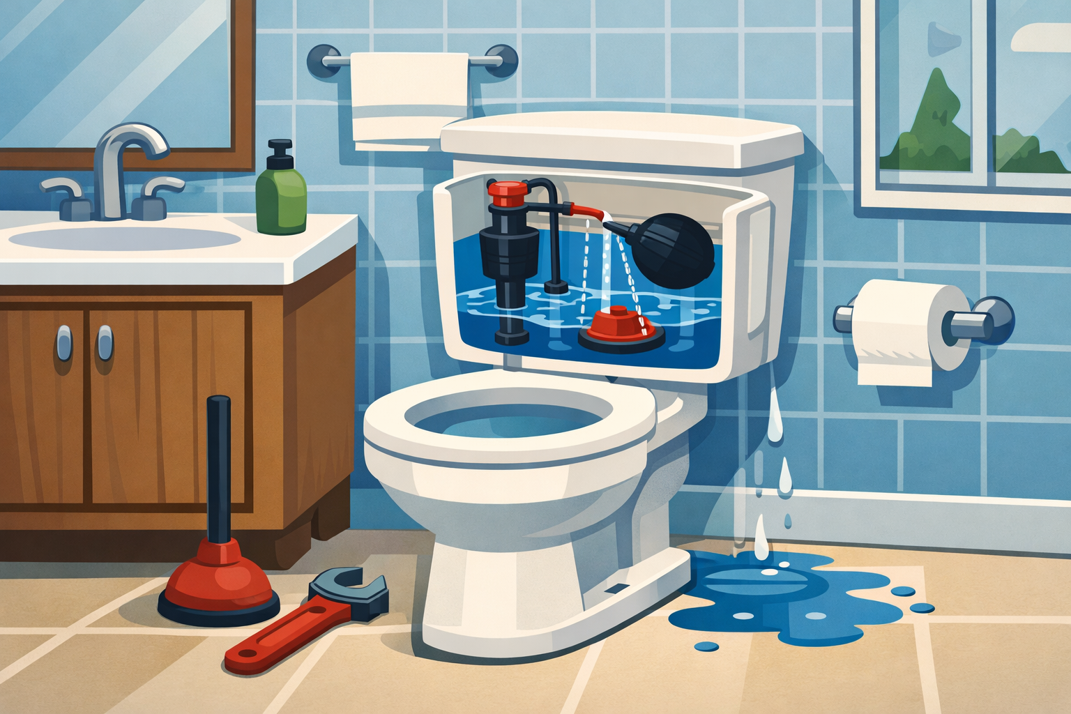 toilet keeps running
