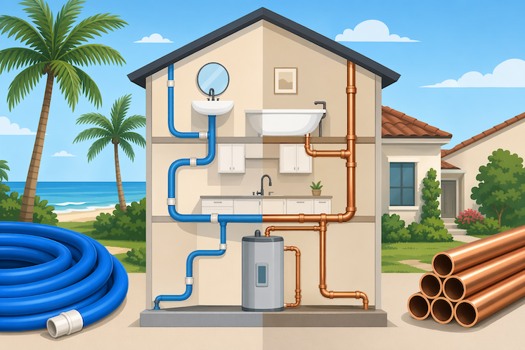 PEX vs Copper Pipes in South Florida: Which Lasts?