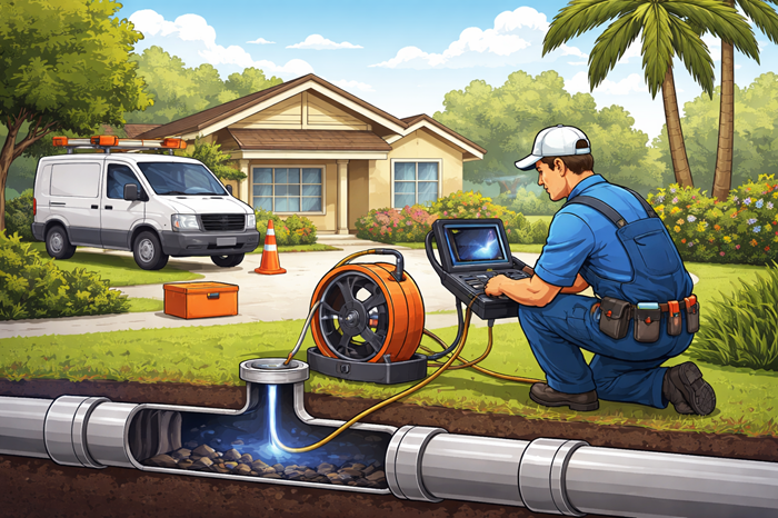 camera pipe inspection pompano beach