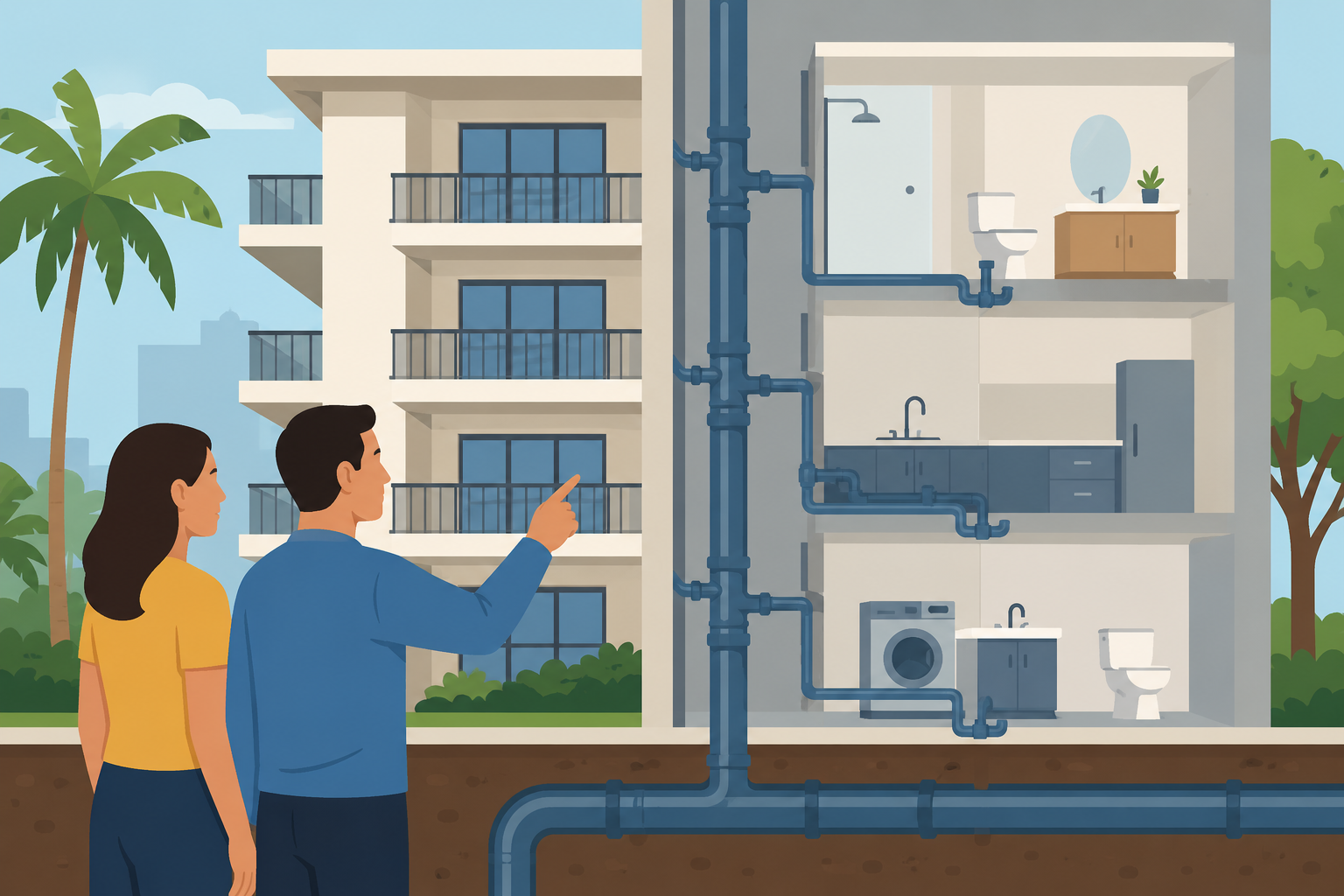 shared plumbing systems